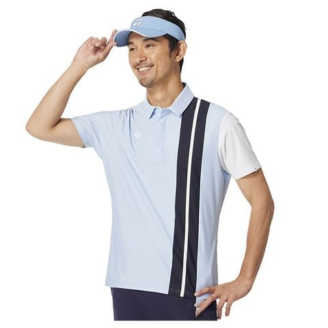 Áo golf nam tay ngắn Spring/Summer Color Block S/S Polo 2MSPO-UN631 CHAMBRAY M13200 | TaylorMade