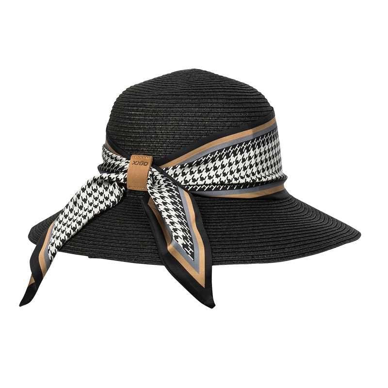 Mũ rộng vành nữ Ladies' Straw Hat ( BLACK ) GAH-21084i | XXIO