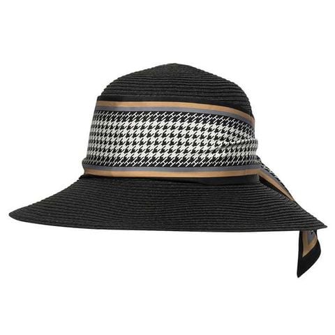 Mũ rộng vành nữ Ladies' Straw Hat ( BLACK ) GAH-21084i | XXIO