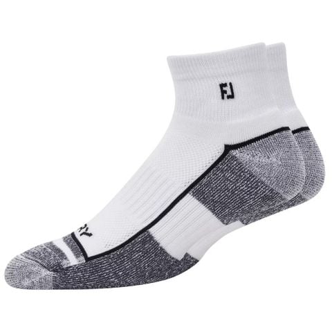 18023H | Vớ golf nam ProDry Quarter 2024 | Men's ProDry Quarter Socks 2024 | White | FootJoy |  225432 | 2024-05