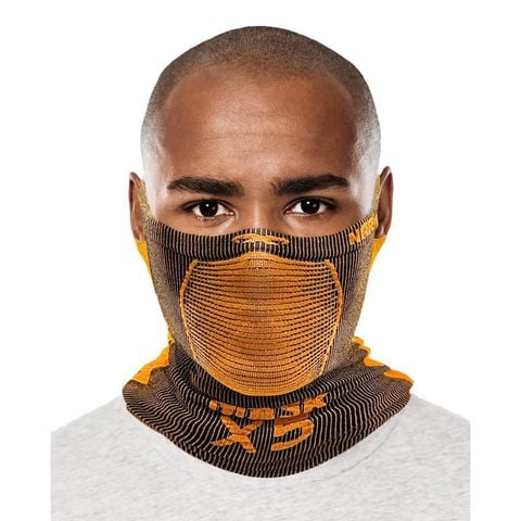 Khẩu trang X5 2-in-1 Reversible Breathable Windproof Neck Gaiter Black-Orange | NAROO