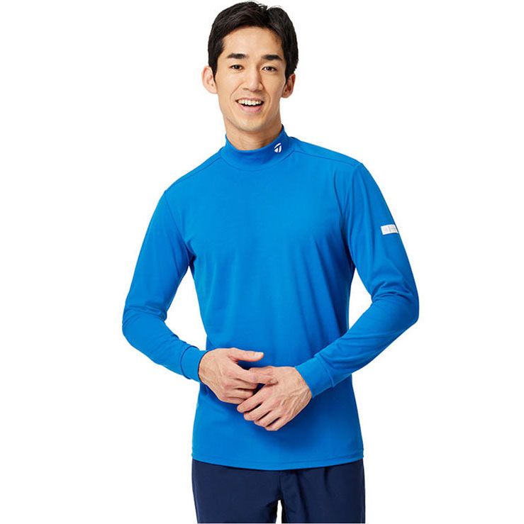 Áo golf tay dài nam 2MFMO-TD454 BL N87396 | Men's Golf Long Sleeve Pol