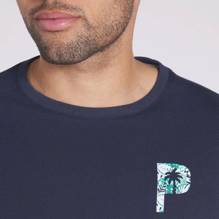 Áo golf nam tay ngắn PUMA x PTC GLITCH GRAPHIC TEE 62749301 | PUMA