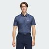 Áo golf nam tay ngắn Core Allover Print Collegiate Navy / White JF8852