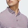 Áo golf nam tay ngắn Ultimate365 Stripe Polo White / Aurora Ruby JF489