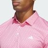 Áo golf nam tay ngắn Core Allover Print Pure Ruby / White JF4946 | Adi