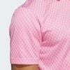Áo golf nam tay ngắn Core Allover Print Pure Ruby / White JF4946 | Adi