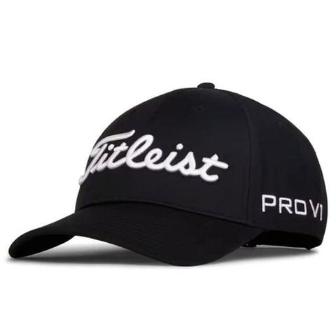 Nón kết golf nam TOUR PERFORMANCE BLACK/WHITE TH25ATP-01 | Titleist