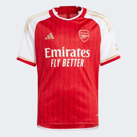 adidas - Áo tay ngắn đá banh Bé Trai Arsenal 23/24 Home Jersey