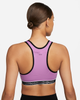 Nike - Áo ngực nữ hỗ trợ cường độ vừa Nike Swoosh On The Run Women's Medium-Support Lightly Lined Sports Bra with Pockets