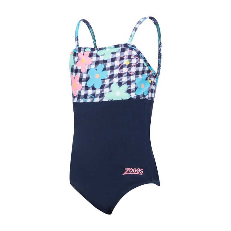 Zoggs - Đồ bơi bé gái Girls' Zoggs Picnic Posy Panel Classicback Swimsuit