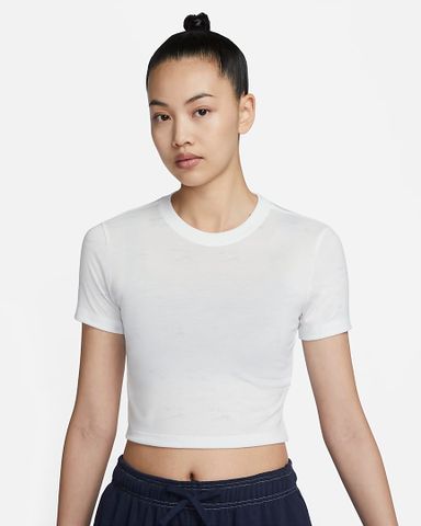 Nike - Áo tay ngắn thể thao Nữ Air Women's Slim-fit Printed Crop T-Shirt SP23-3752