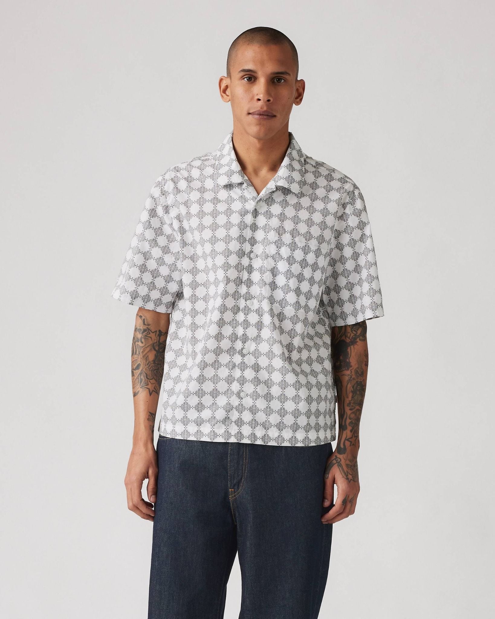 Levi's - Áo sơ mi tay ngắn nam Short Sleeve Townes Boxy Shirt