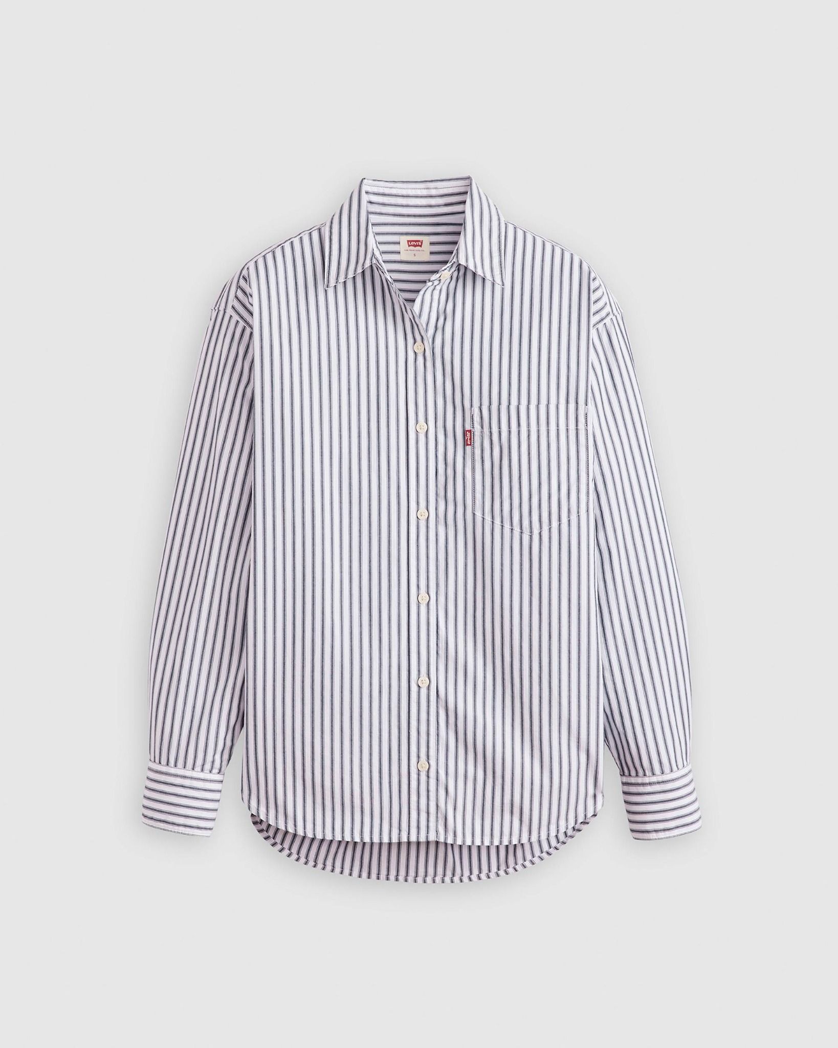 Levi's - Áo sơ mi tay dài nữ Harlie Boyfriend Shirt - Blue