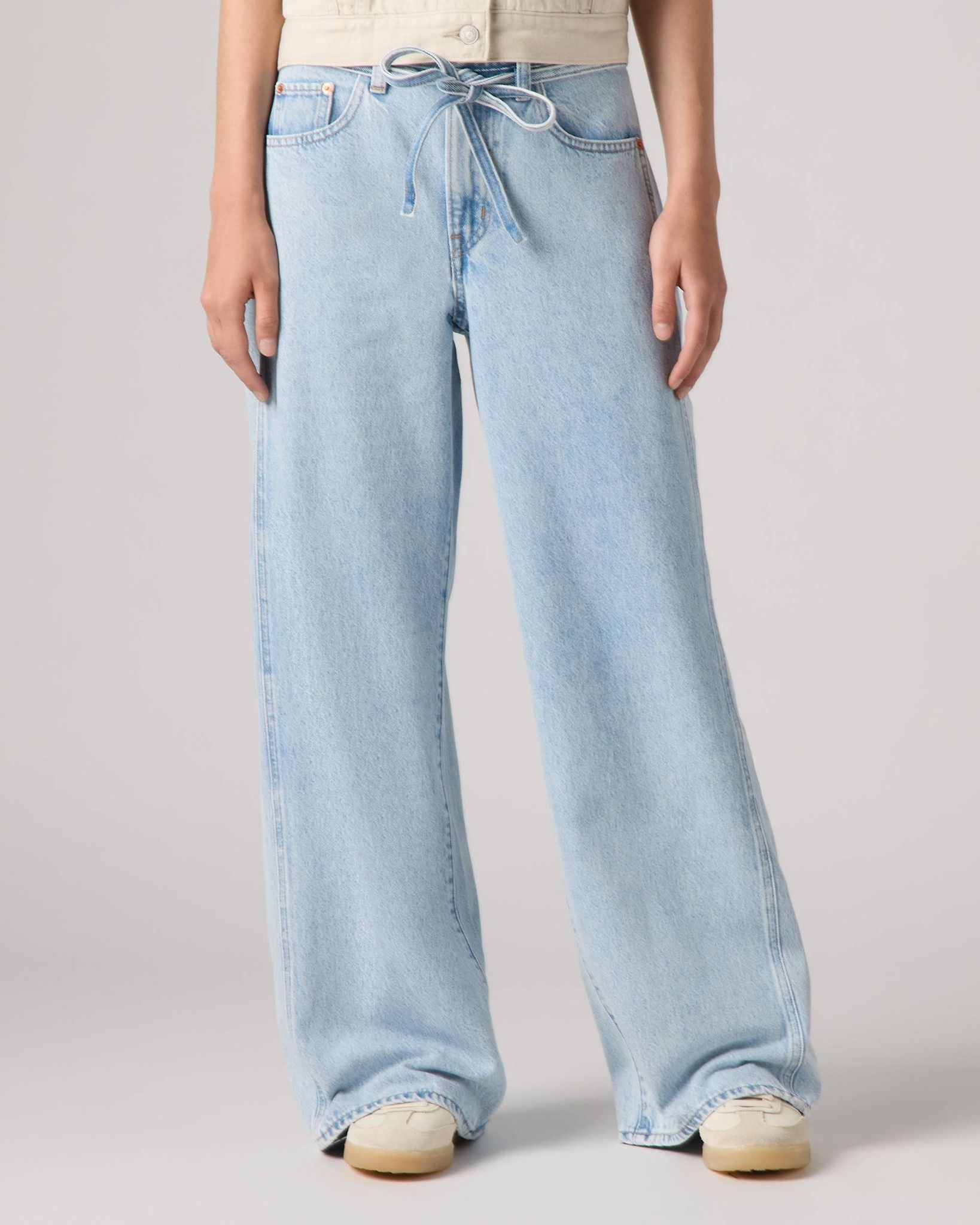 Levi's - Quần jeans ống rộng nữ XL Straight Seamed Jeans