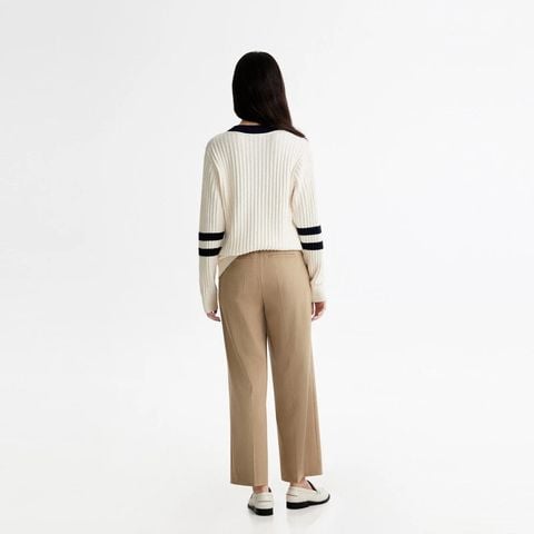 Tommy Hilfiger - Quần tây dài nữ TH Lny Twill Blend Pants