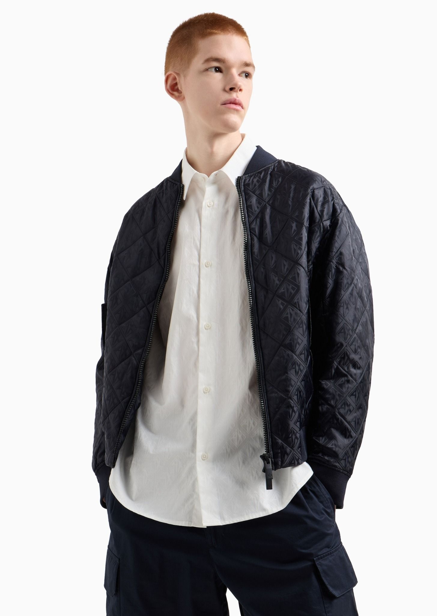 Armani Exchange - Áo sơ mi tay dài nam Premium Men's Light Shirt