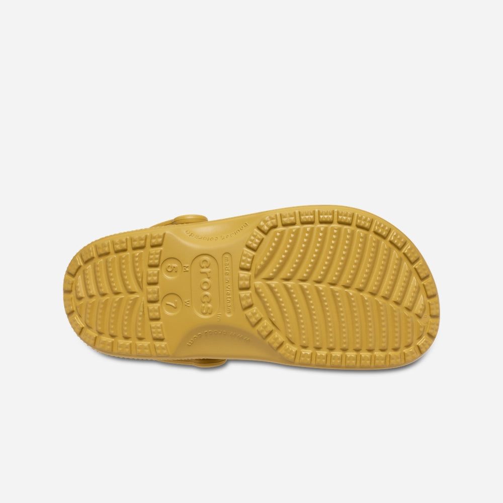 Crocs - Xăng đan nam nữ Crocs Classic Clog - Yellow Desert Grass Lifestyle