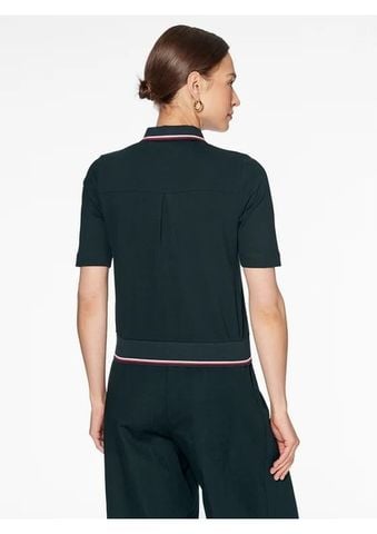 Tommy Hilfiger - Áo polo tay ngắn nữ Regular TH Premium Polo - 3