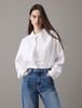 Calvin Klein - Áo sơ mi tay dài CK nữ Relaxed Oxford Cotton Shirt