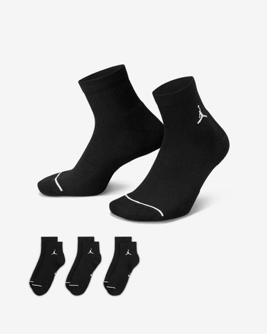 Nike - Ba Bộ Vớ Tất Bóng Rổ Cổ Ngắn Nam Nữ Jordan Everyday Ankle Socks (3 Pairs)