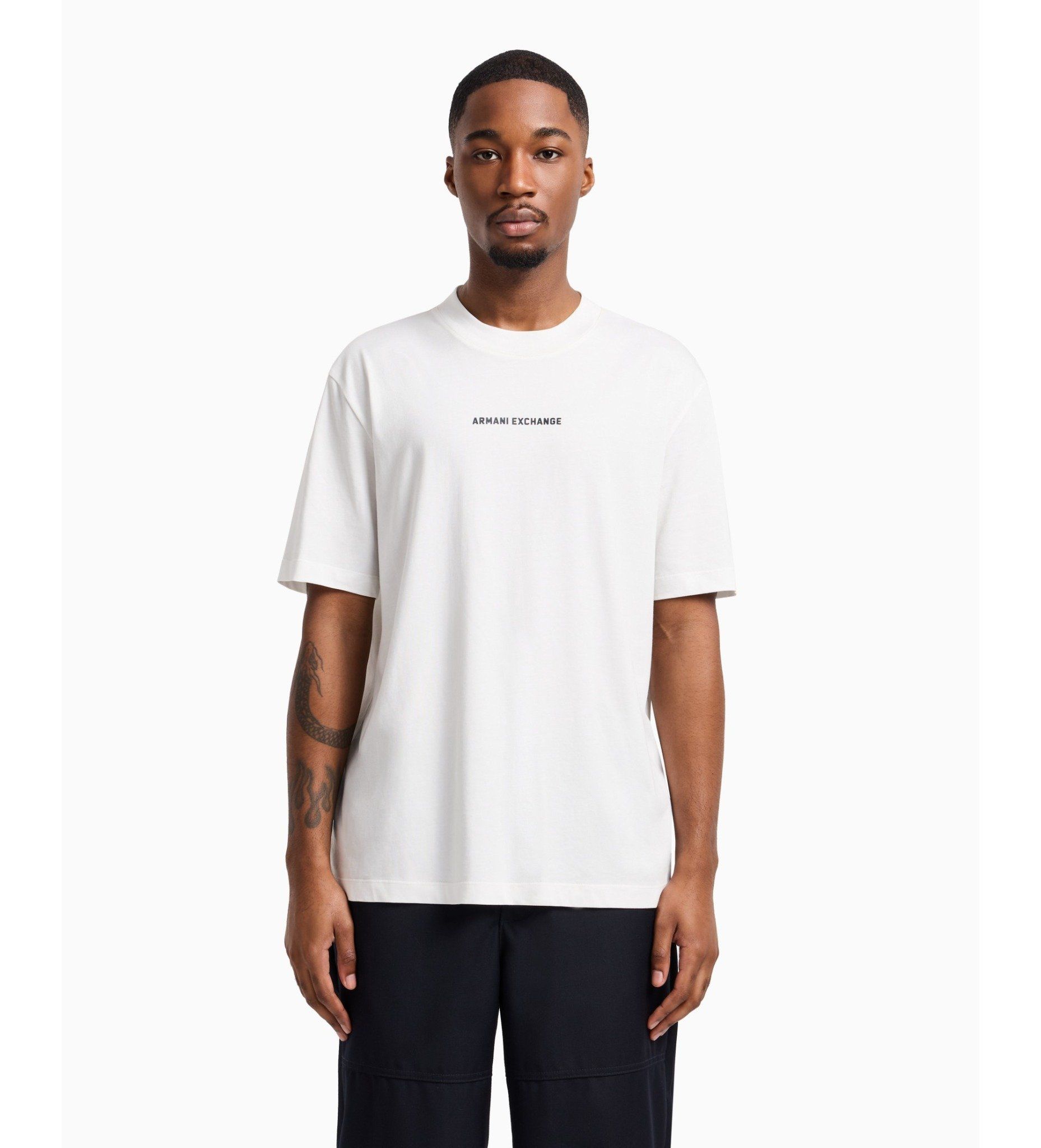 Armani Exchange - Áo thun tay ngắn nam Short sleeve T-shirt White