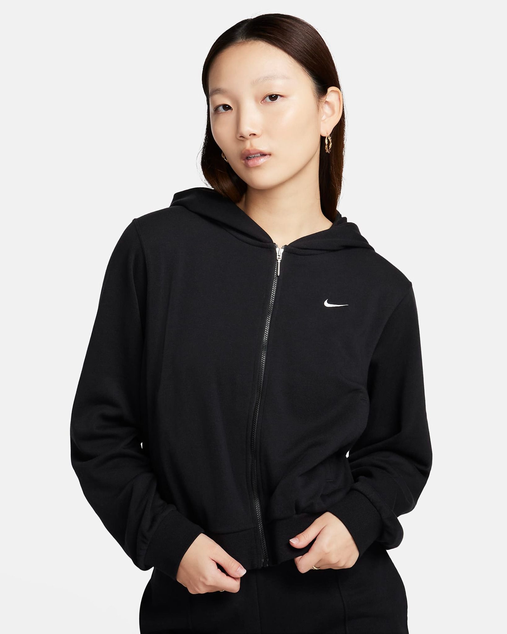 Nike - Áo khoác thời trang Nữ Chill Terry Women's Loose Full-Zip French Terry Hoodie