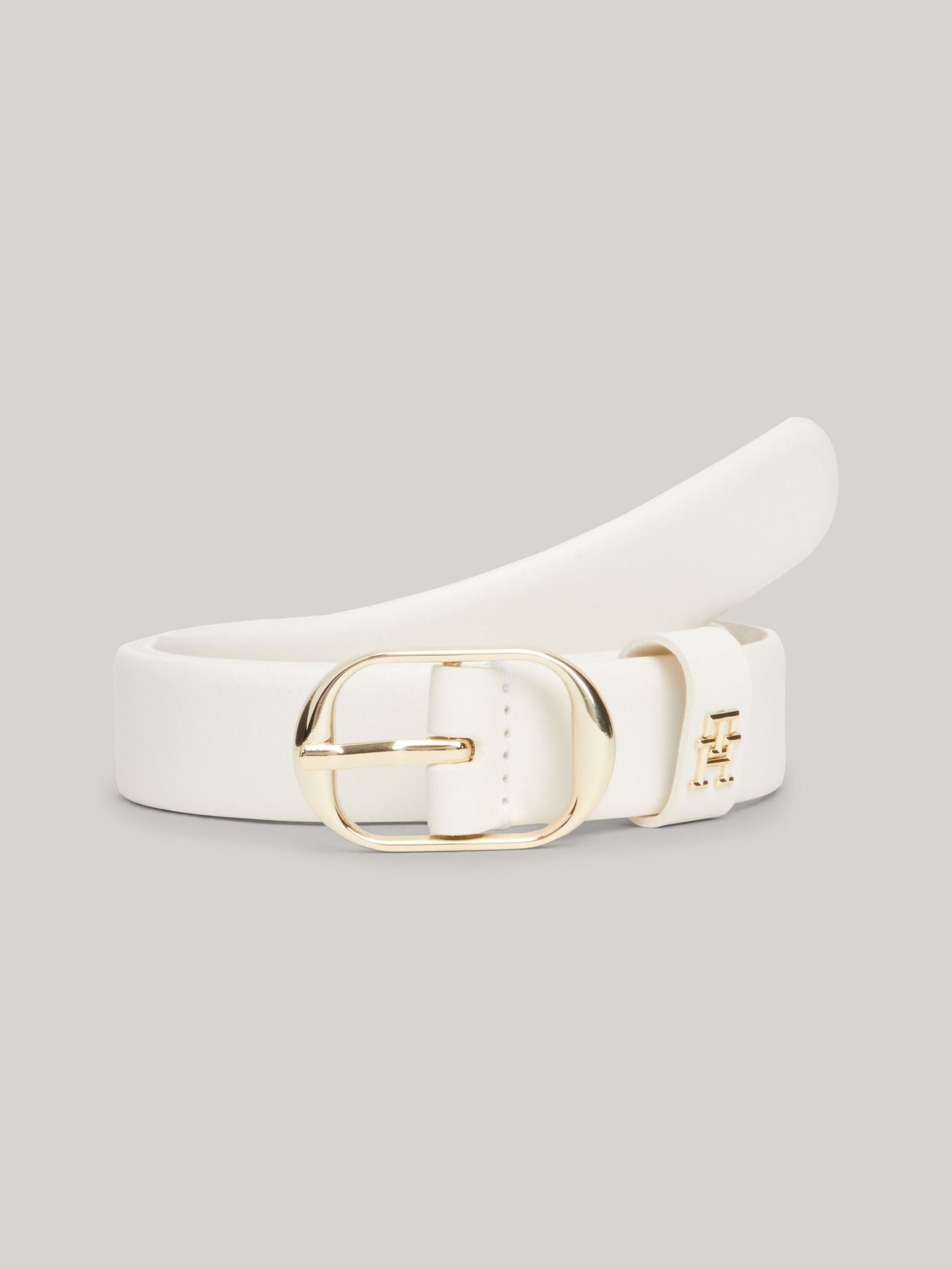 Tommy Hilfiger - Dây nịt thắt lưng nữ Casual Leather Monogram Belt