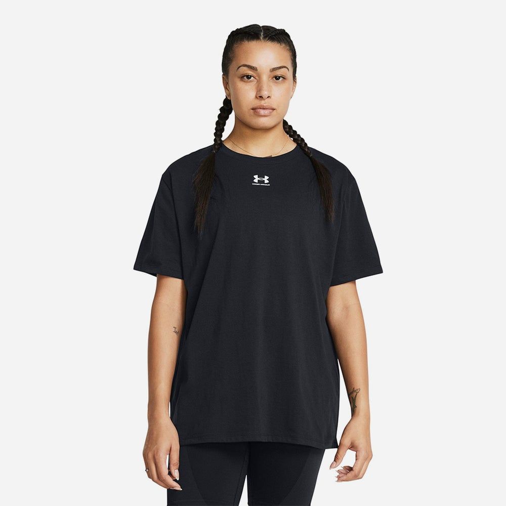 Under Armour - Áo thun tay ngắn nữ Campus Oversize Lifestyle Tee