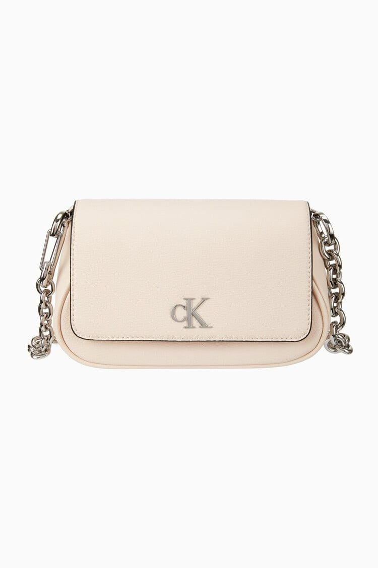 Calvin Klein - Túi xách CK nữ Minimal Monogram Flap Shoulder Bag