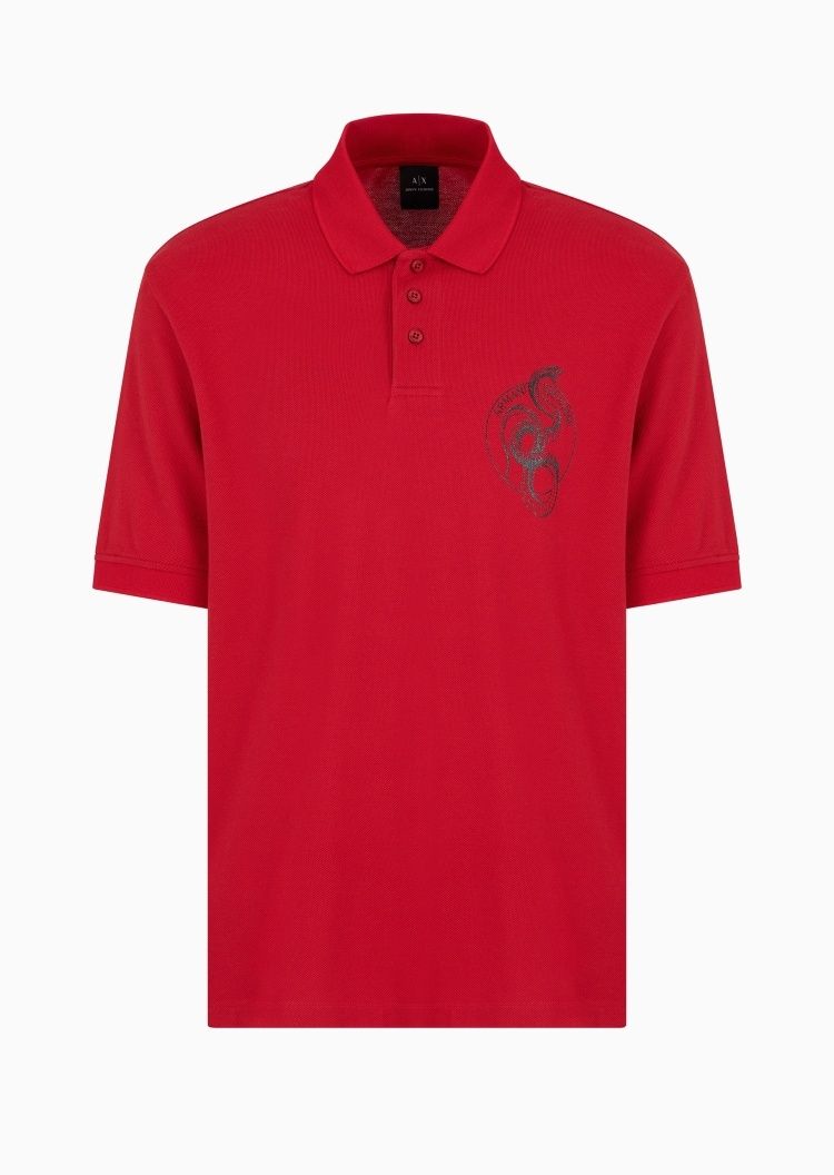 Armani Exchange - Áo polo tay ngắn nam Aix Men's Regular Polo Shirt