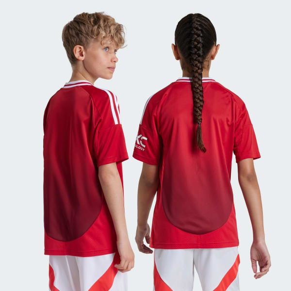 adidas - Áo thun đá banh Trẻ Em Manchester United 24/25 Home Jersey Football