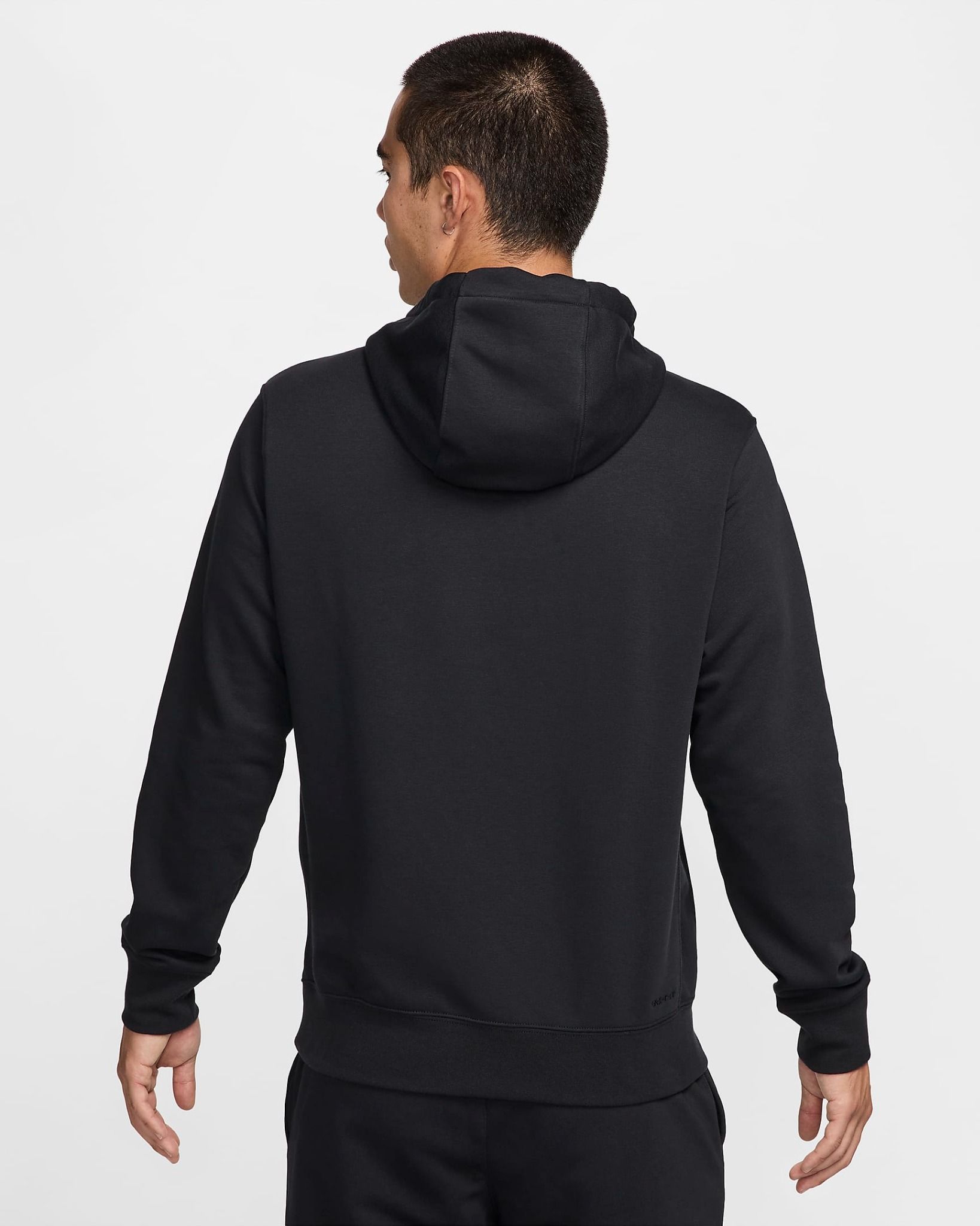Nike - Áo khoác có mũ trùm đầu tập luyện Nam Swoosh Men's Dri-FIT French Terry Fitness Pullover Hoodie