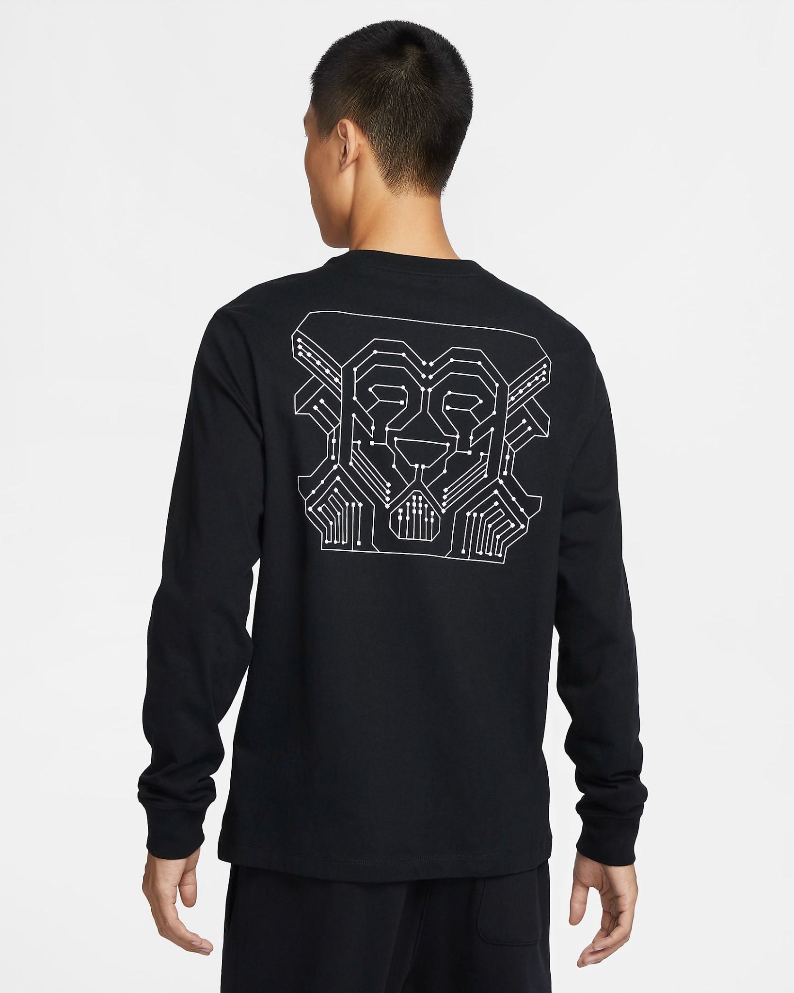 Nike - Áo tay dài thể thao Nam LeBron Men's Max90 Long-Sleeve Basketball T-Shirt