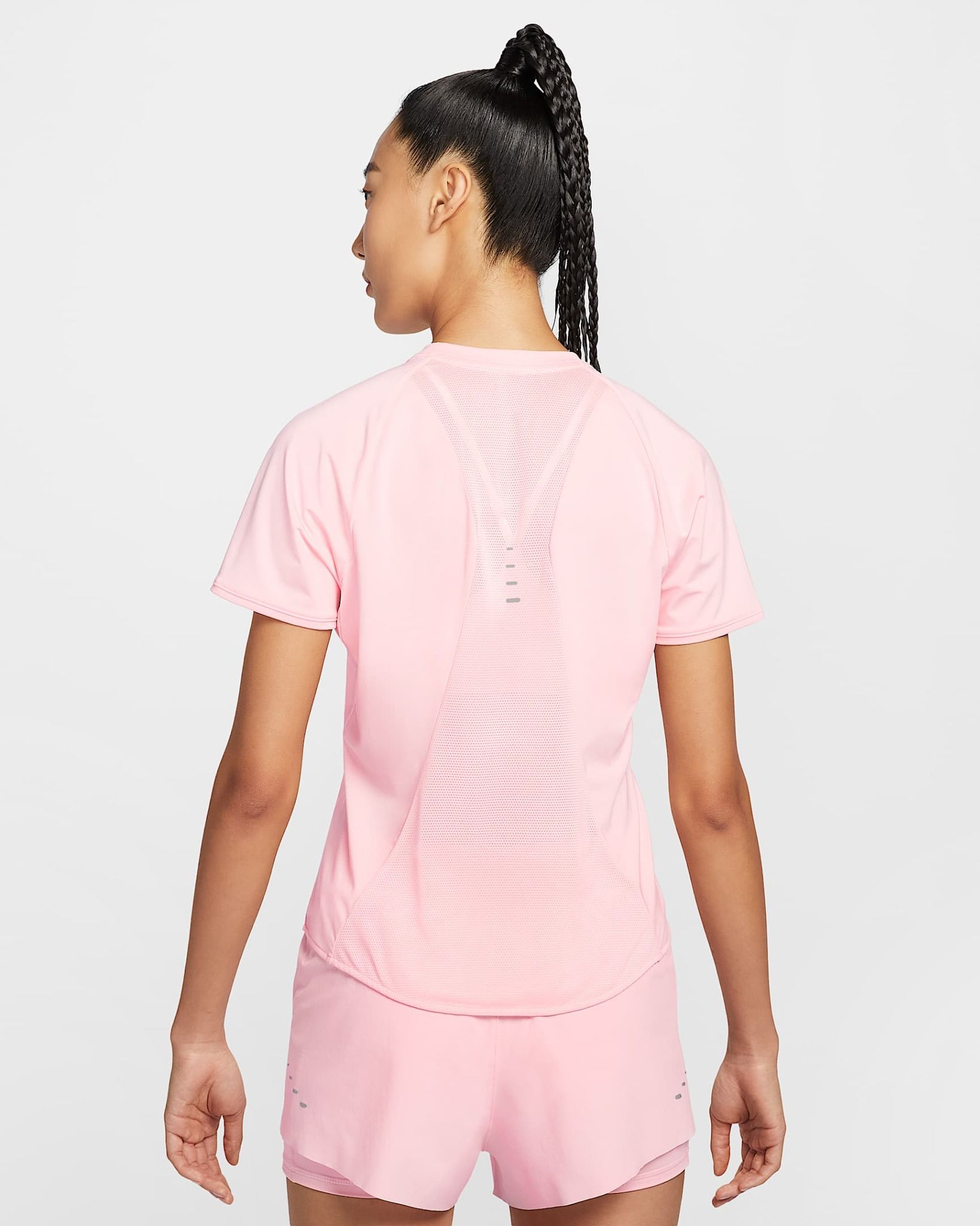 Nike - Áo tay ngắn thể thao Nữ Nike Swift Women's Dri-FIT Short-Sleeve Running Top