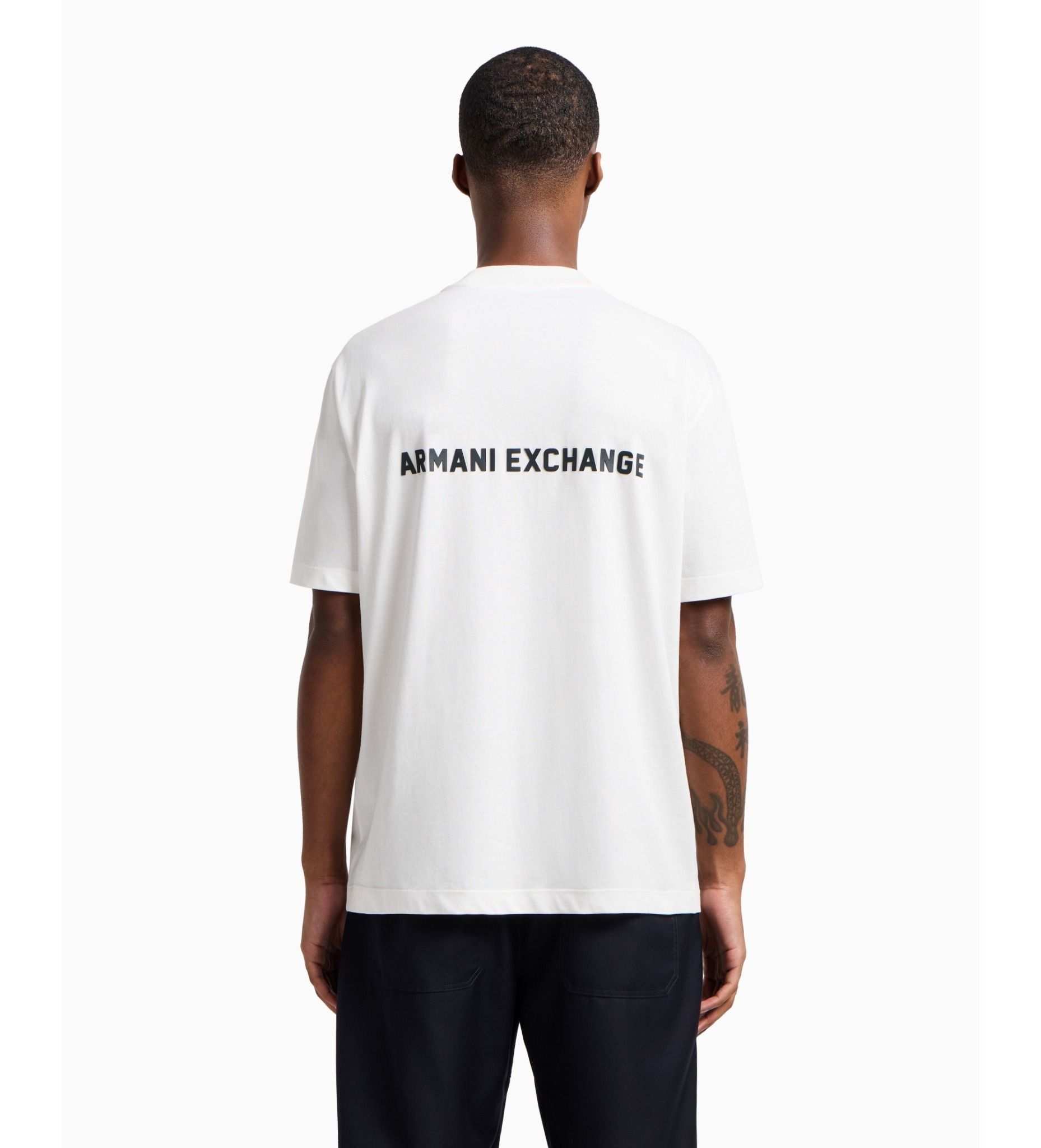 Armani Exchange - Áo thun tay ngắn nam Short sleeve T-shirt White