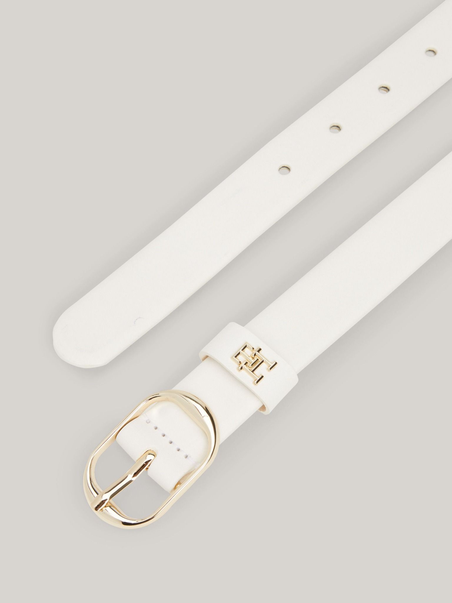Tommy Hilfiger - Dây nịt thắt lưng nữ Casual Leather Monogram Belt