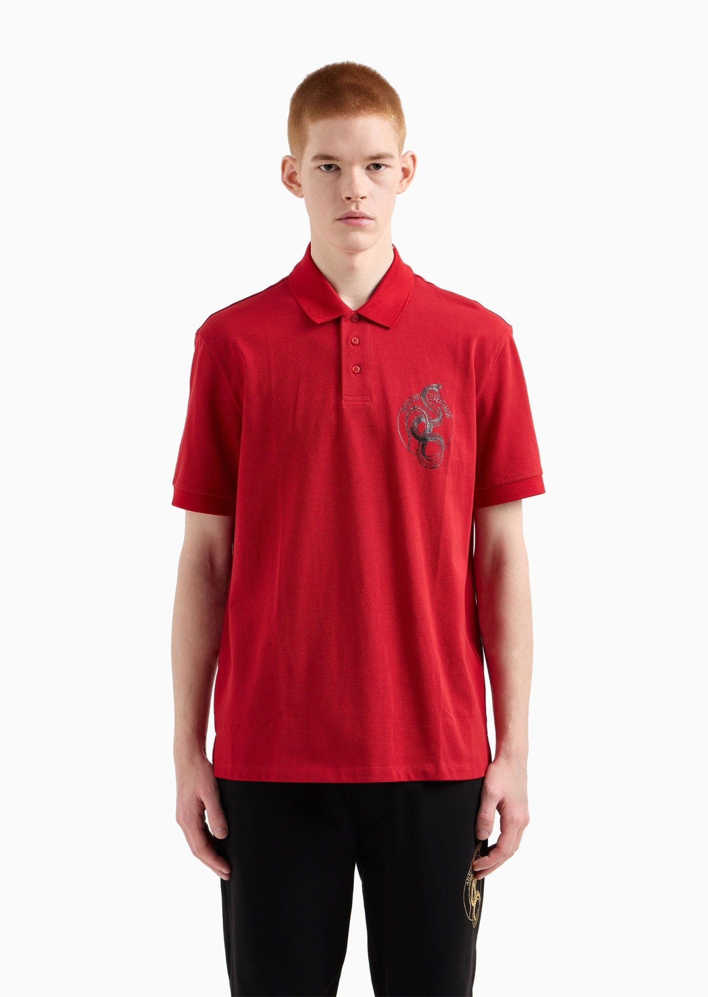 Armani Exchange - Áo polo tay ngắn nam Aix Men's Regular Polo Shirt