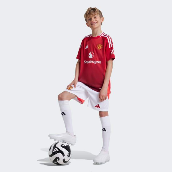 adidas - Áo thun đá banh Trẻ Em Manchester United 24/25 Home Jersey Football