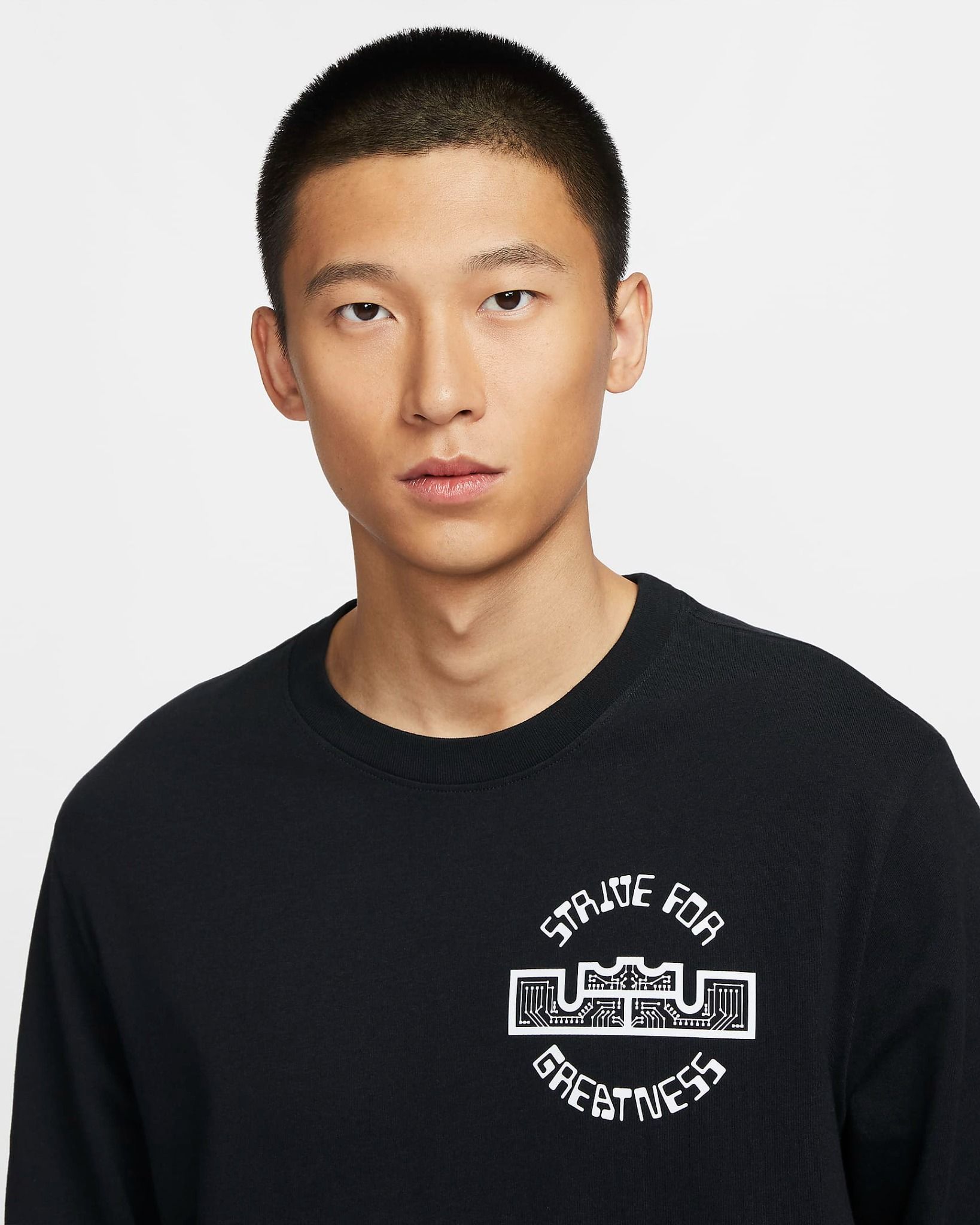 Nike - Áo tay dài thể thao Nam LeBron Men's Max90 Long-Sleeve Basketball T-Shirt