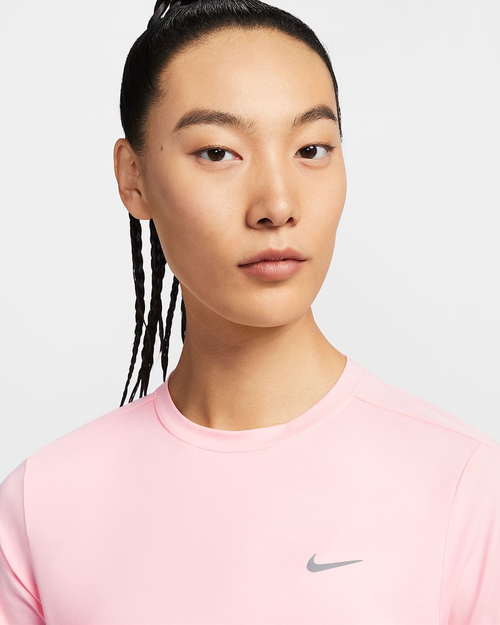 Nike - Áo tay ngắn thể thao Nữ Nike Swift Women's Dri-FIT Short-Sleeve Running Top
