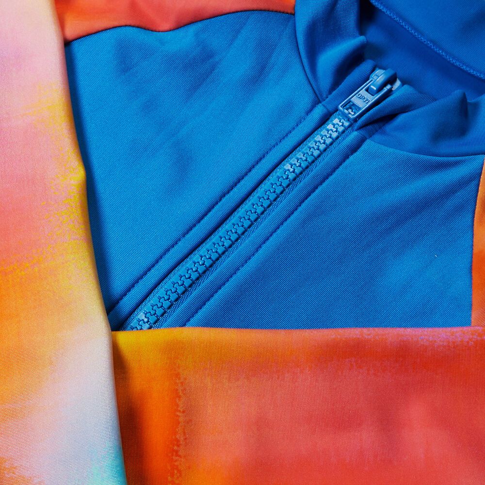 Speedo - Đồ bơi bé gái Girls Long Sleeve One Piece - Punch Blue