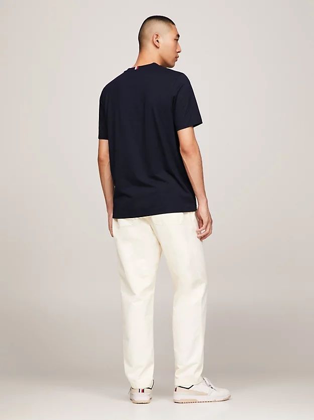 Tommy Hilfiger - Áo tay ngắn nam Embroidery Logo T-Shirt