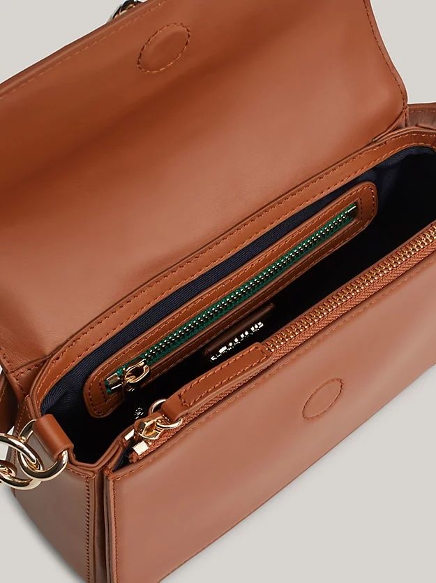 Tommy Hilfiger - Túi xách nữ Braided Chain Leather Crossover Bag