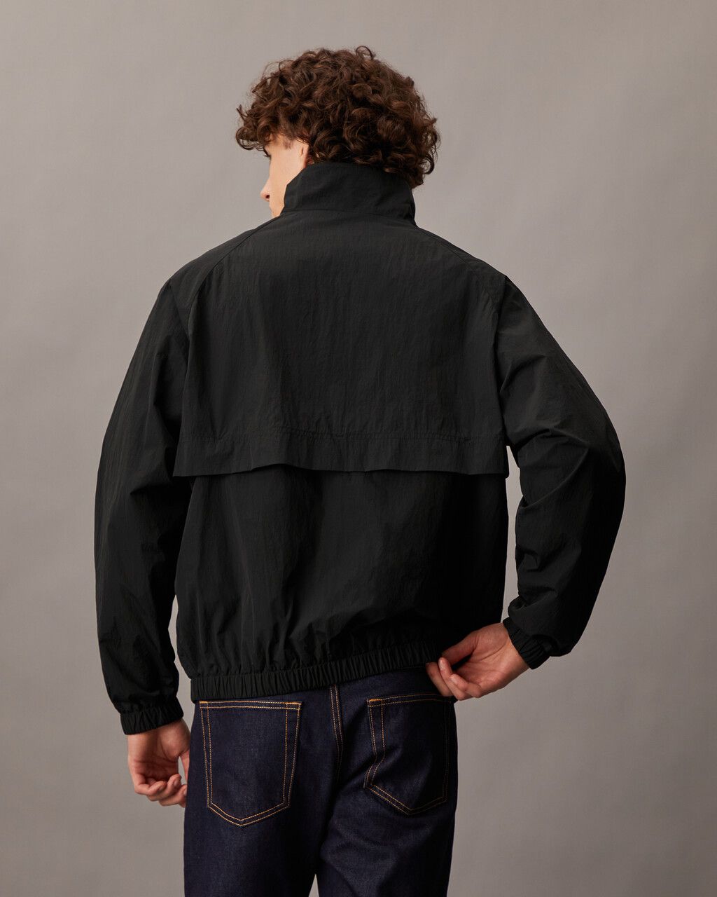 Calvin Klein - Áo khoác CK nam Essential Stand Collar Jacket