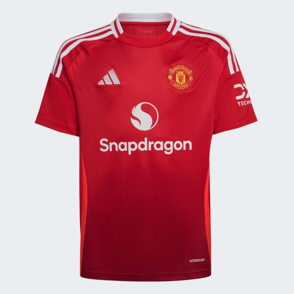 adidas - Áo thun đá banh Trẻ Em Manchester United 24/25 Home Jersey Football