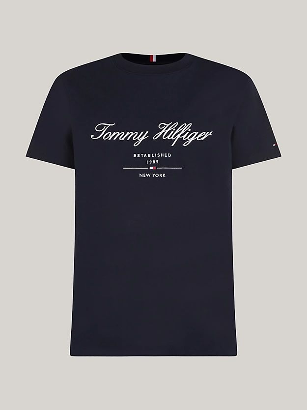 Tommy Hilfiger - Áo tay ngắn nam Embroidery Logo T-Shirt