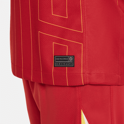 Nike - Áo đá banh Trẻ Em Liverpool F.C. 2024/25 Stadium Home Older Kids' Nike Dri-FIT Football Replica Shirt