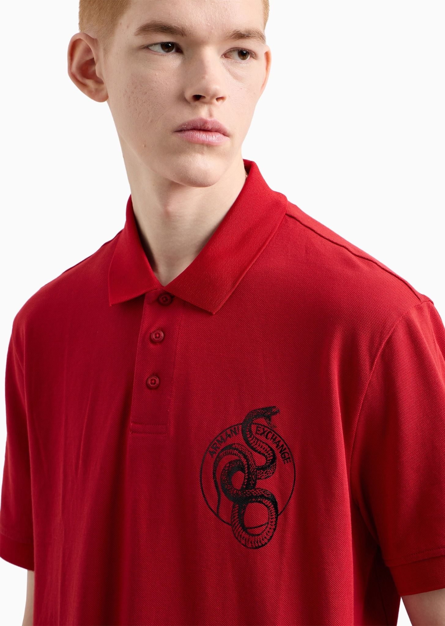 Armani Exchange - Áo polo tay ngắn nam Aix Men's Regular Polo Shirt