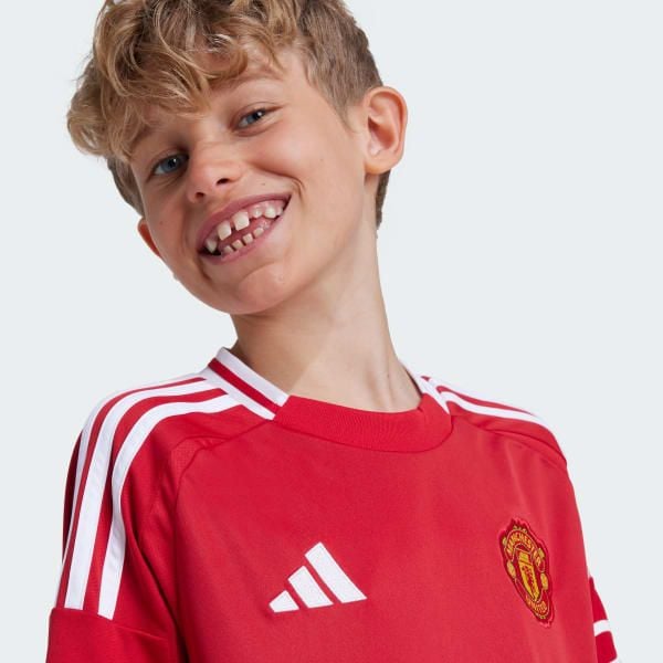 adidas - Áo thun đá banh Trẻ Em Manchester United 24/25 Home Jersey Football